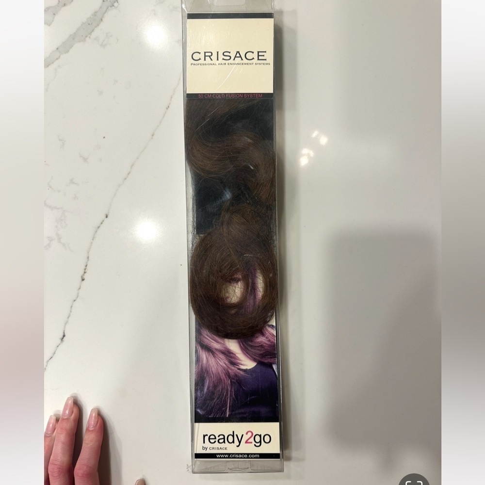 Crisace Ready 2 Go tape in hair extensions, 20", 40 pcs, NWT